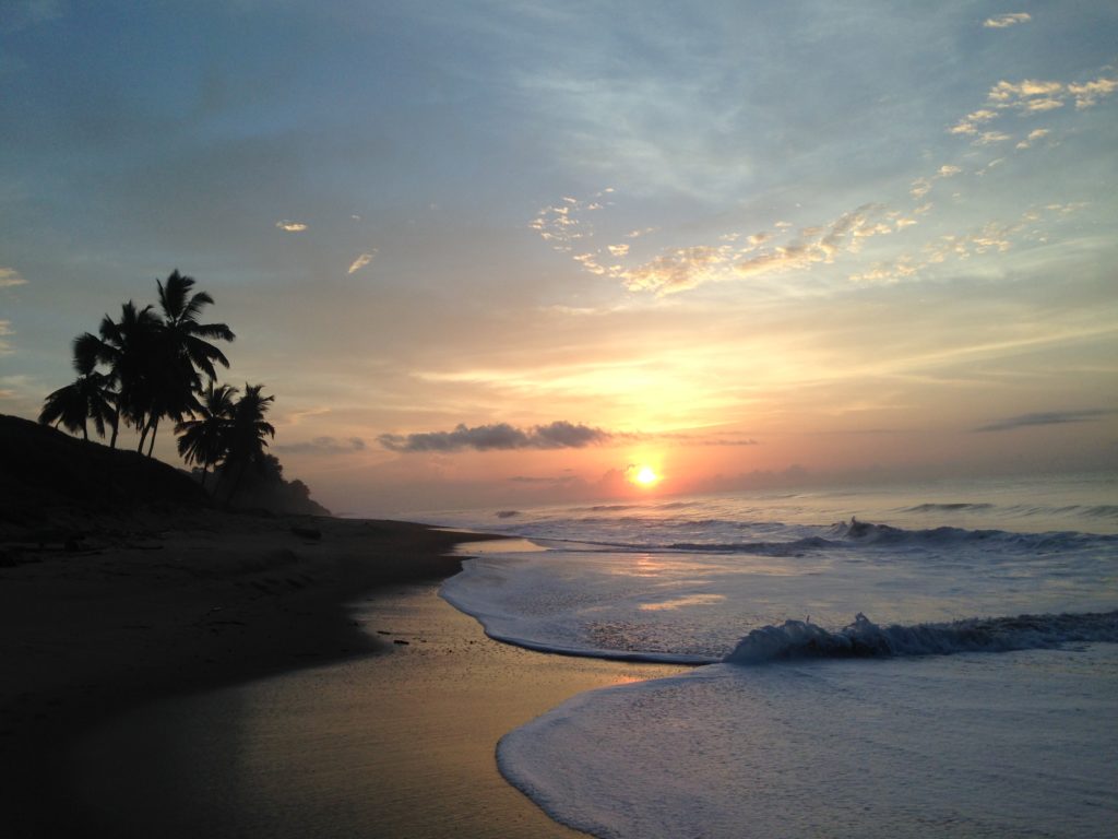 Going for a run at the beach during sunrise is wonderful!